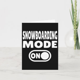 Snowboarding Mode On – Winter Sports 1  Card