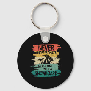 Snowboarding Never Underestimate An Old Man With A Keychain