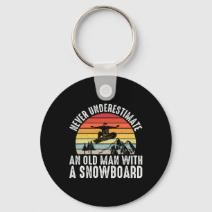 Snowboarding Never Underestimate An Old Man With A Keychain