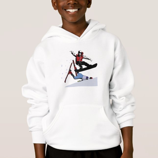 Snowboarding Over Skiing (Front)