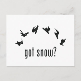 Snowboarding Postcard