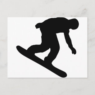 Snowboarding Postcard