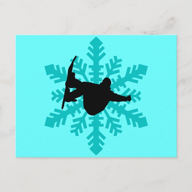 Snowboarding Postcard (Front)