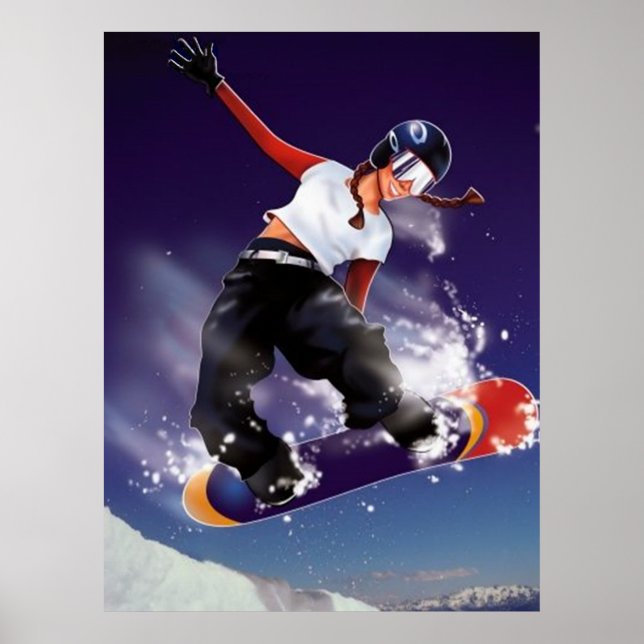 Snowboarding Poster (Front)