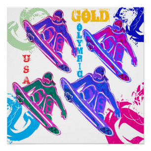 SNOWBOARDING  POSTER