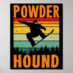 Snowboarding - Powder Hound Poster