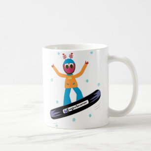 Snowboarding Puterbug Mug