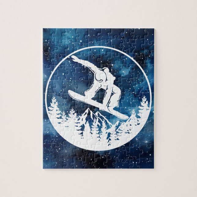 Snowboarding Puzzle (Vertical)