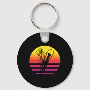 Snowboarding Retro Style Vintage 1  Keychain