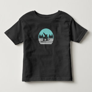 Snowboarding Retro Vintage Toddler T-shirt