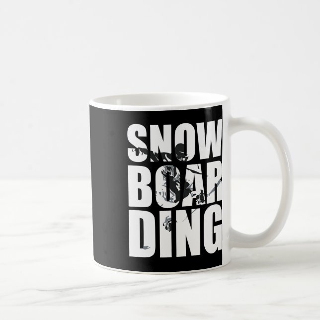 Snowboarding Saying For Wintersport Fans Great Gif Coffee Mug (Right)