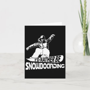 Snowboarding Shirt Snow Boarding Snow Board Card