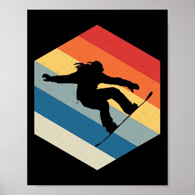 Snowboarding Shirt Snowboarder Snowboard Lover Sno Poster (Front)