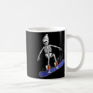 Snowboarding Skeleton Skiing Snowboarder Coffee Mug