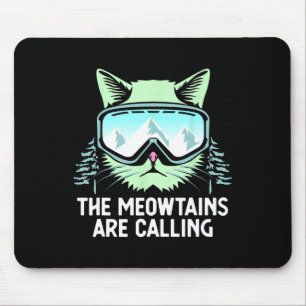 Snowboarding Skiing Art For Men Women Kid Winter S Mouse Pad