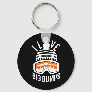 Snowboarding Skiing Snowboard Funny Snowboarder  Keychain