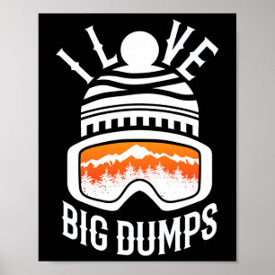 Snowboarding Skiing Snowboard Funny Snowboarder  Poster