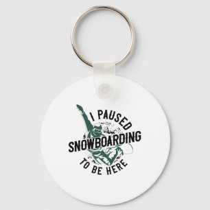 Snowboarding Snowboard 7 Keychain