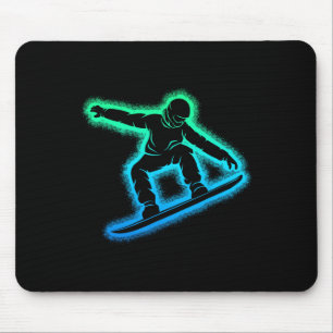 Snowboarding Snowboard Boys Kids Mens Mouse Pad