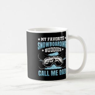 Snowboarding Snowboard Dad Father Vintage My Favou Coffee Mug