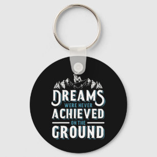 Snowboarding Snowboard Dreams Were Never Achieved  Keychain