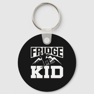 Snowboarding Snowboard Fridge Kid 1 Keychain