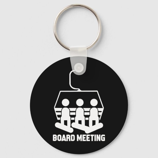 Snowboarding Snowboard Funny Snowboarder  Keychain (Front)
