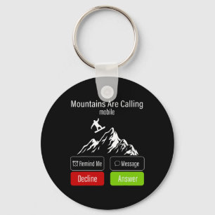 Snowboarding Snowboard Mobile Phone Display Mounta Keychain