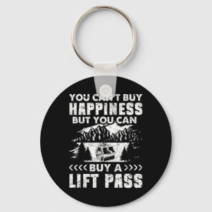 Snowboarding Snowboard Ski Lift Vintage You Can't  Keychain
