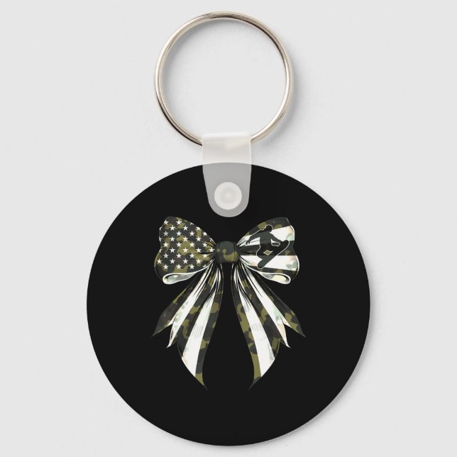 Snowboarding Snowboard Snowboarder 4th Of July Ame Keychain (Front)