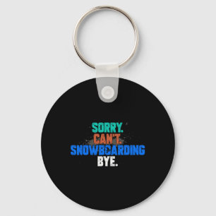 Snowboarding Snowboard Vintage 11  Keychain