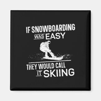 Snowboarding Snowboard Vintage 3 Magnet