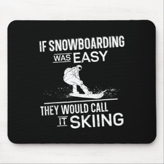 Snowboarding Snowboard Vintage 3 Mouse Pad