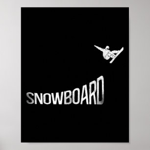 Snowboarding Snowboard Vintage 5  Poster