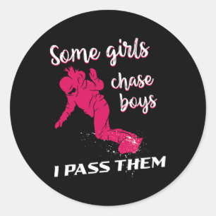 Snowboarding Snowboard Vintage Girl Classic Round Sticker
