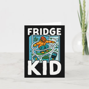 Snowboarding Snowboard Vintage Retro Fridge Kid  Card