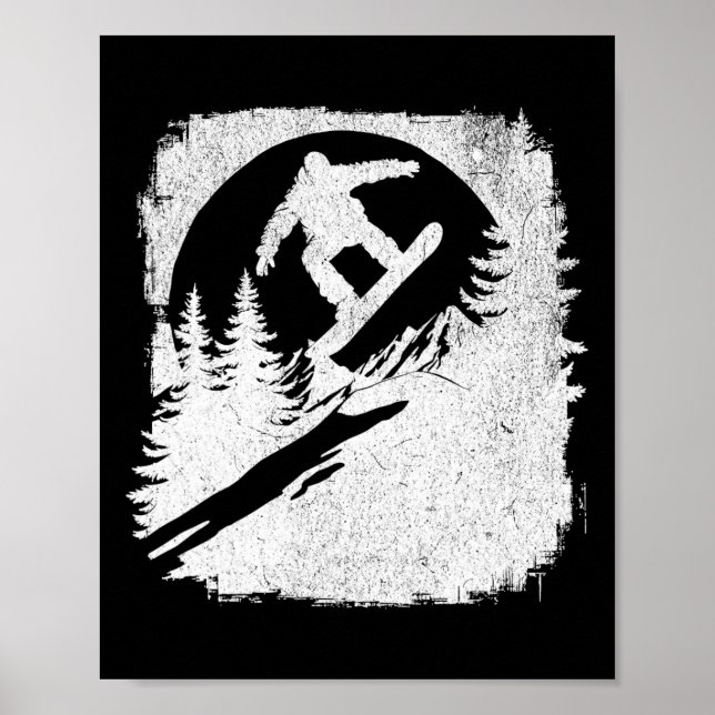 Snowboarding Snowboarder 1  Poster (Front)
