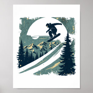 Snowboarding Snowboarder 8 Poster