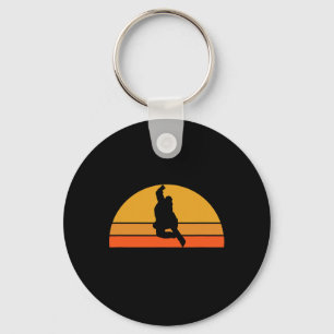 Snowboarding Snowboarder Snow Snow Winter Sunset R Keychain