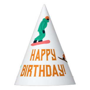 Snowboarding Snowboarders  Party Hat