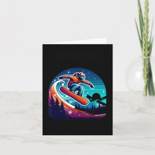 Snowboarding Unscheduled Gravity Checks Card