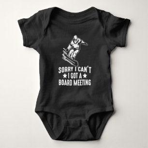 Snowboarding Vacation Winter freestyle Snowboarder Baby Bodysuit