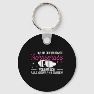Snowboarding Winter Sports Apres Ski Snowboard Gif Keychain