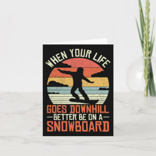 Snowboarding Winter Sports Ski Slope Gear Snowboar Card