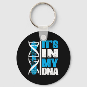 Snowboarding Winter Sports Snowboard Dna Keychain