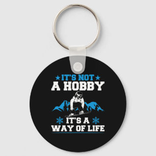 Snowboardng Winter It's Not A Hob Keychain