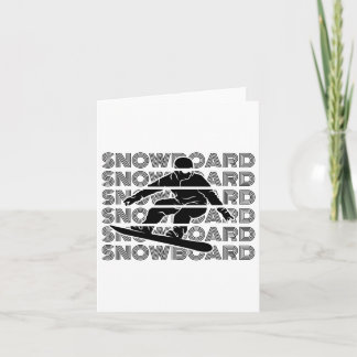 Snowboards Snowboarding Men Snowboarder Snowboard  Card