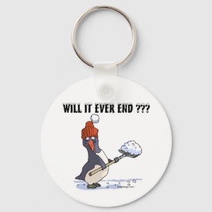 Snowbound Penguin Keychain