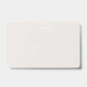 Snowbound Solid Colour Badge