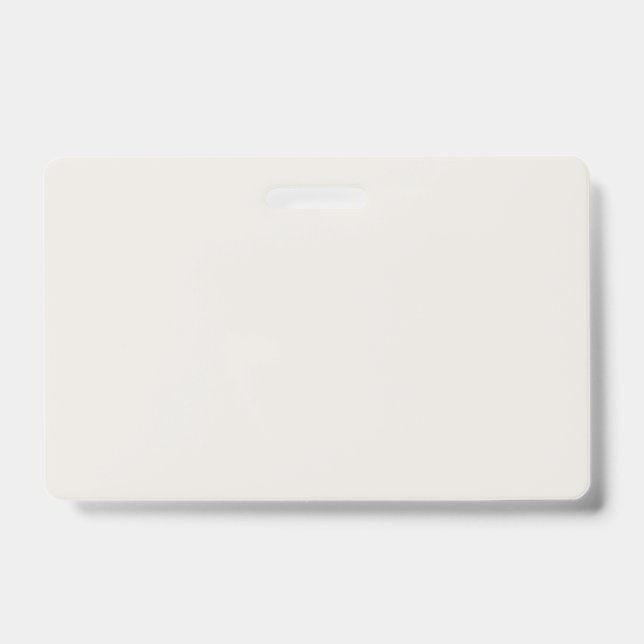 Snowbound Solid Colour Badge (Front)